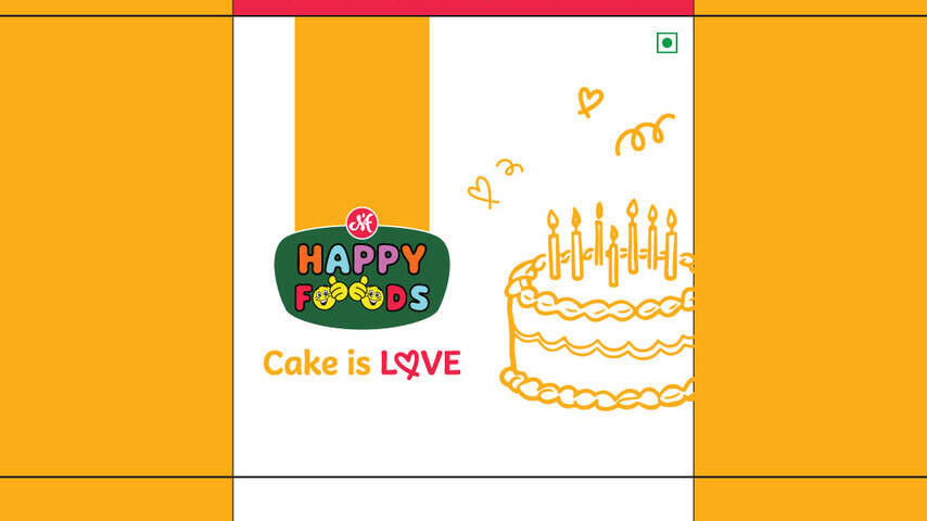 Bright Playful Cake Box — Cake box